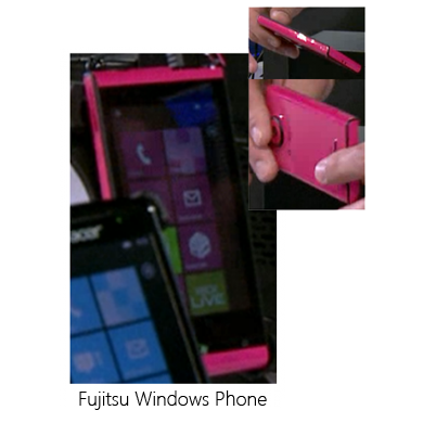Fujitsu Windows Phone with Mango presented at WPC 2011 (picture: wp7connect.com)